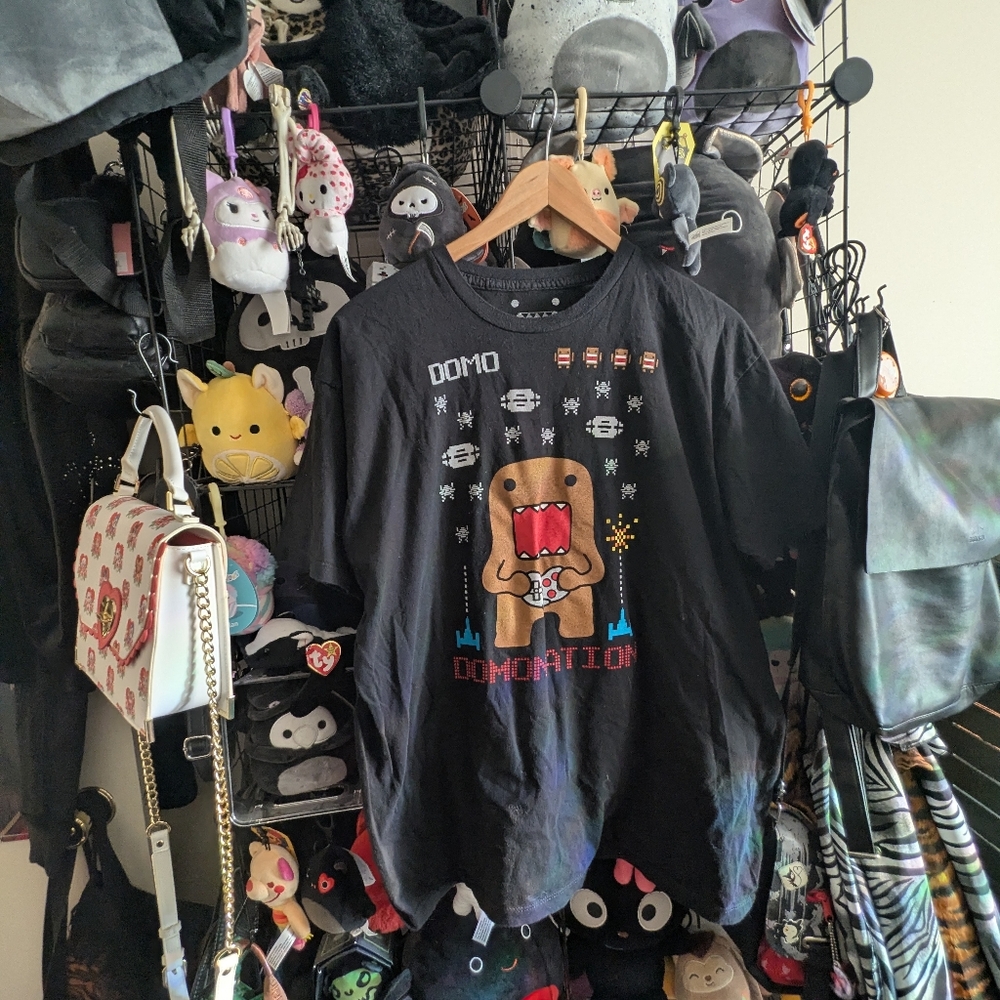 Domo Nation Graphic Tee Black Gamer Shirt